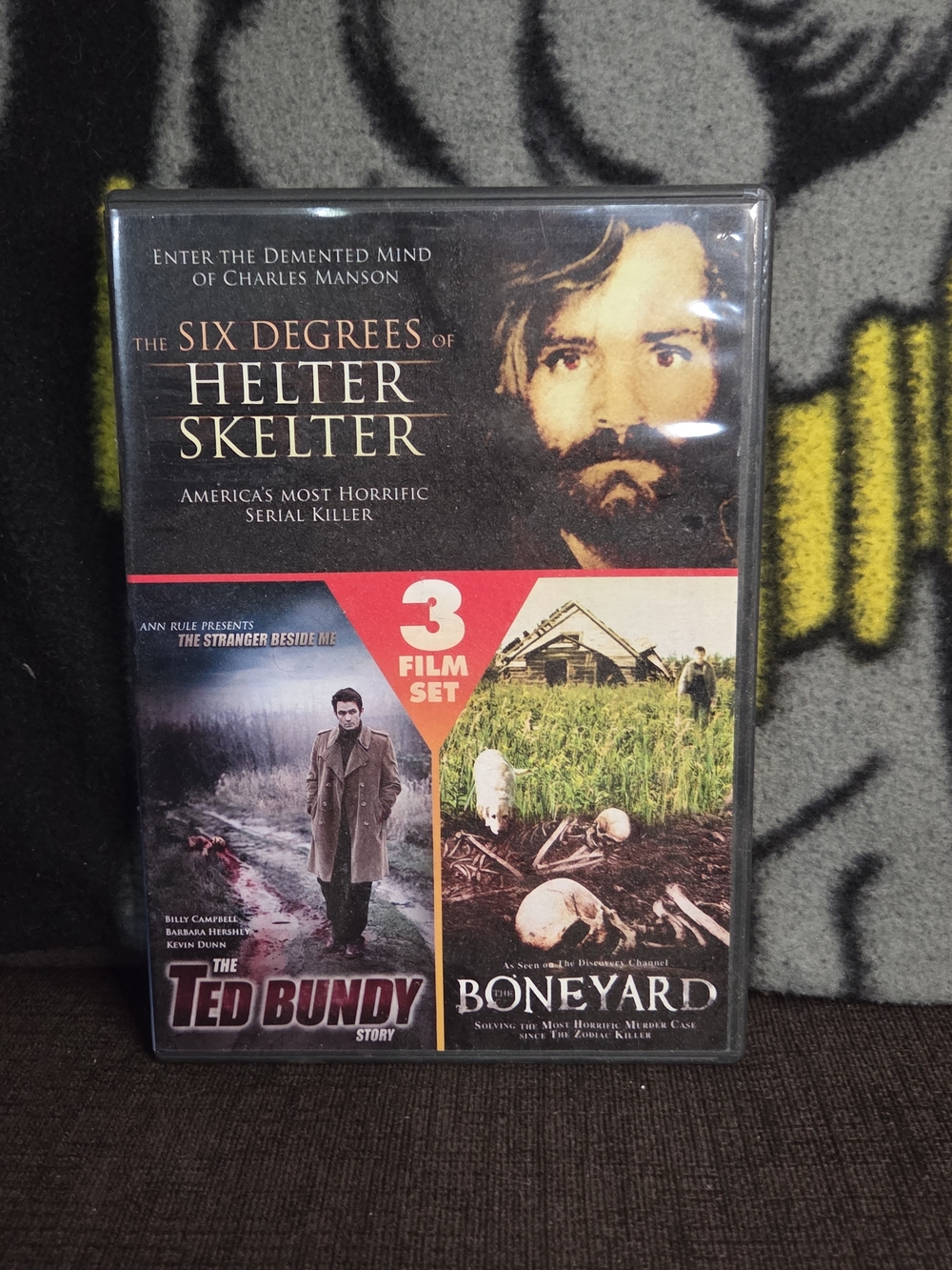 The Six Degrees of Helter Skelter, The Ted Bundy Story, & Boneyard DVD 3-Films